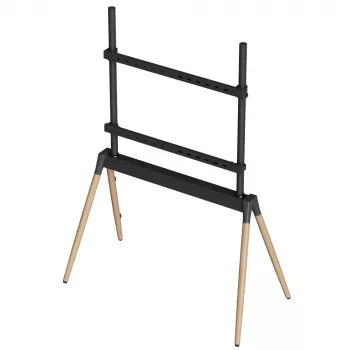 TV-Zubehör Bodenständer 55-86/BLK/WOOD TVS-86F-01-BK Gembird