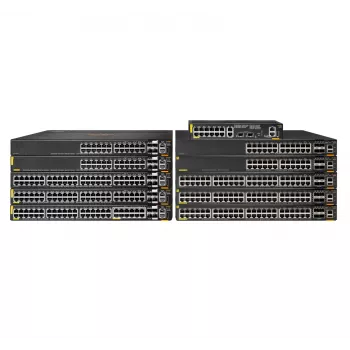 HPE - Aruba 6200F 12G Class4 PoE 2G/2SFP+ 139W Switch - Switch - L3 - managed - 12 x 10/100/1000 (PoE+) + 2 x 100/1000 (Uplink) + 2 x 1 Gigabit / 10 Gigabit SFP+ rack-mountable