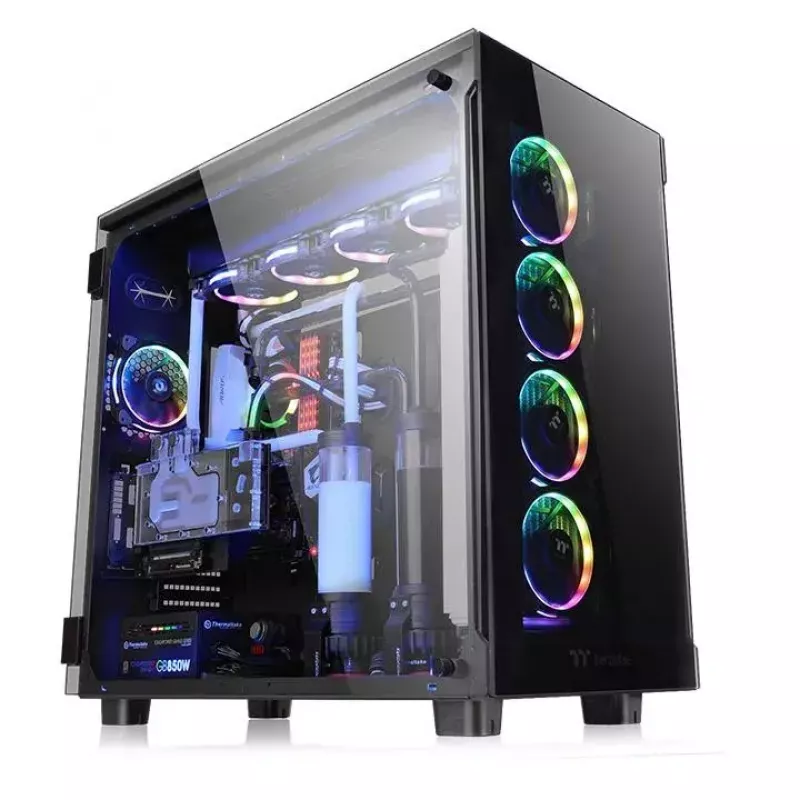 PC-Gehäuse Thermaltake View 91 TG RGB Ultra Tower Schwarz