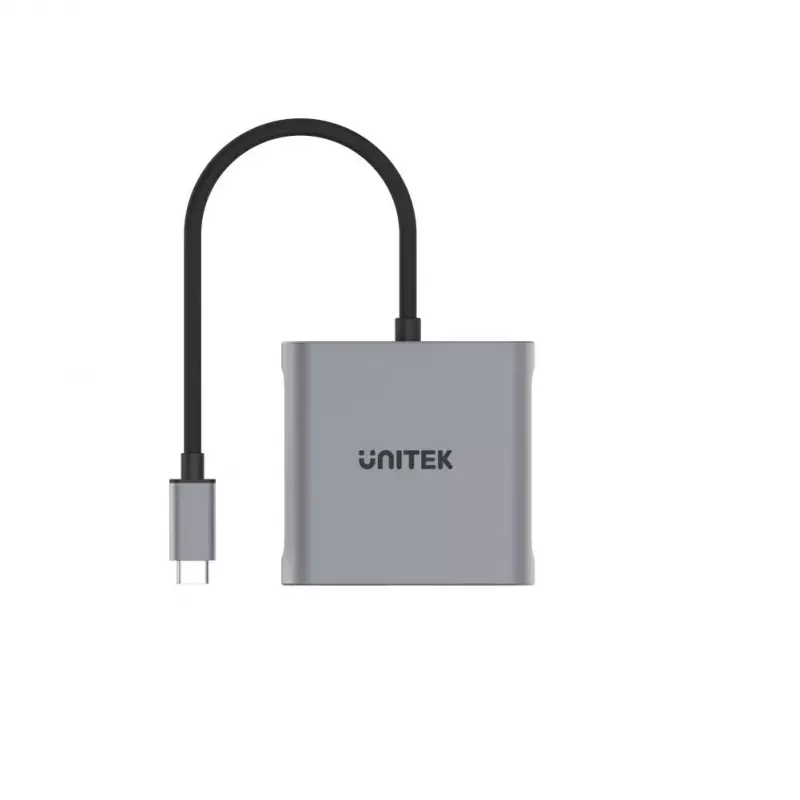 Videokabel-Adapter UNITEK V1404A 0,15 m USB Type-C 2 x DisplayPort