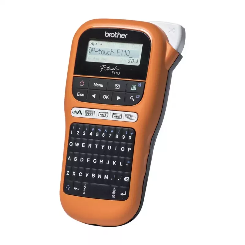 Etikettendrucker Brother PT-E110VP Thermotransfer Farbe 180 x 180 DPI 20 mm/s TZe QWERTY