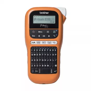 Etikettendrucker Brother PT-E110VP Thermotransfer Farbe 180 x 180 DPI 20 mm/s TZe QWERTY