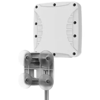 Poynting Antennas 5G/LTE Mast/Wand/Fenster A-XPOL-0001-V2-21 SMA (M) 3dBi 2x2 MIMO Kreuzpolarisiert Rundstrahlend SMA - Stecker 2 x 5 m