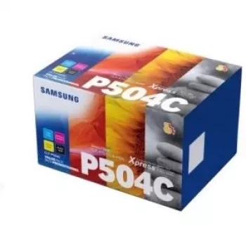 Samsung Toner CLT-P504C – Rainbow Kit (C/M/Y/K) – Kapazität: BK: 2.500 Seiten, C/M/Y: je 800 Seiten (CLT-P504C/ELS)