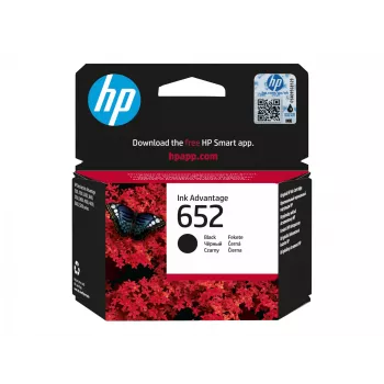 HP 652 Schwarz Original Ink Advantage Patrone