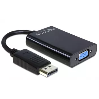 Delock Adapter DisplayPort Stecker > VGA 15-Pin Buchse - DisplayPort-Adapter - DisplayPort (M)