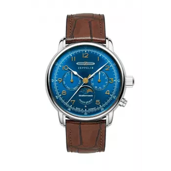 Watch Zeppelin Mediterranee 96363 42mm Schwarz