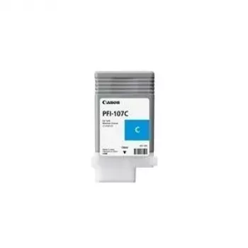 Canon PFI-107 C - 130 ml - Cyan - original - Tintenbehälter - für imagePROGRAF iPF670, iPF680, iPF685, iPF770, iPF780, iPF785 (6706B001AA)