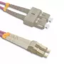 Lichtwellenleiterkabel Qoltec 54352 10 m LC SC Multicolour