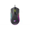 Havit MS1038 Gaming-Maus schwarz beidhändig USB 8000 DPI 7 Tasten