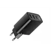 Ladegerät HAVIT UCLE001 EU GaN Drei-Port 30 W schwarz — kompaktes USB-Ladegerät mit 3 Anschlüssen
