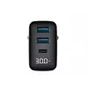 Ladegerät HAVIT UCLE001 EU GaN Drei-Port 30 W schwarz — kompaktes USB-Ladegerät mit 3 Anschlüssen