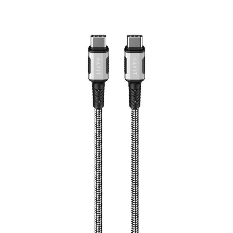 Havit CB6297 Magnetisches Kabel USB Typ C auf USB Typ C 1m Schwarz