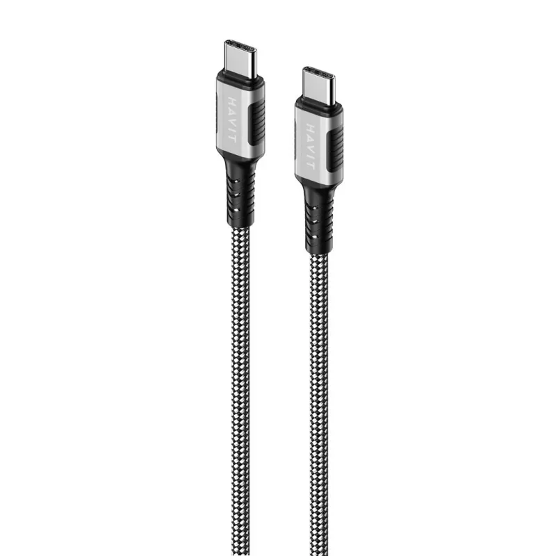 Havit CB6297 Magnetisches Kabel USB Typ C auf USB Typ C 1m Schwarz
