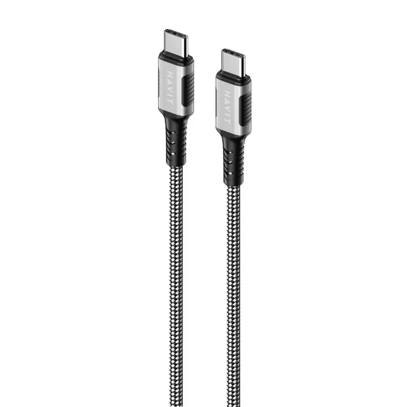 Havit CB6297 Magnetisches Kabel USB Typ C auf USB Typ C 1m Schwarz