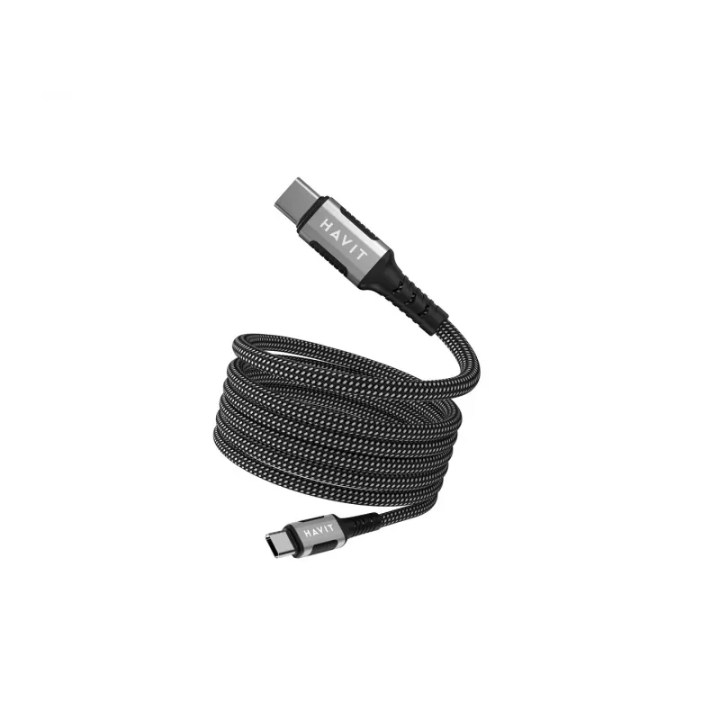 Havit CB6297 Magnetisches Kabel USB Typ C auf USB Typ C 1m Schwarz