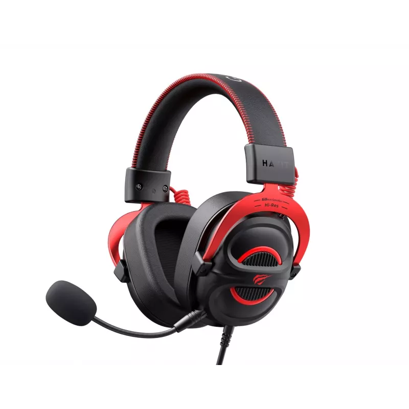 Headset Havit H2002E Pro Kabelgebunden Gaming Schwarz Rot