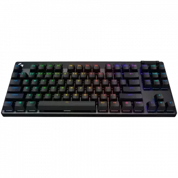 LOGITECH G PRO X TKL LIGHTSPEED Mechanische Gaming-Tastatur – SCHWARZ – NORDISCH – LINEAR