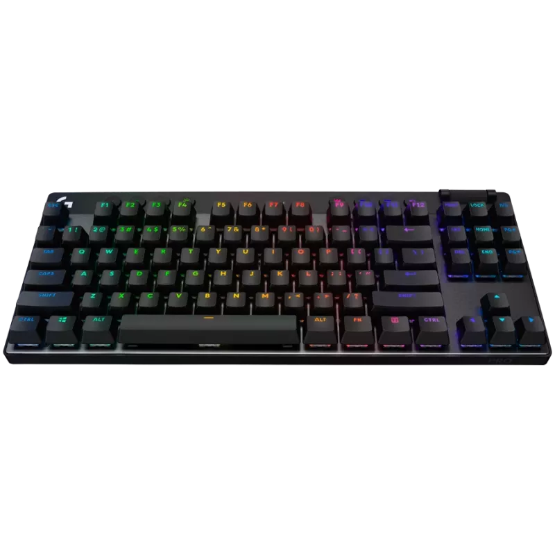 LOGITECH G PRO X TKL LIGHTSPEED Mechanische Gaming-Tastatur – SCHWARZ – NORDISCH – LINEAR