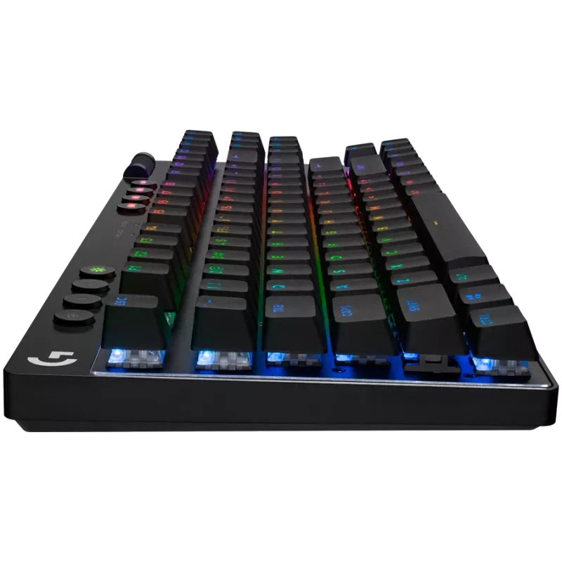 LOGITECH G PRO X TKL LIGHTSPEED Mechanische Gaming-Tastatur – SCHWARZ – NORDISCH – LINEAR