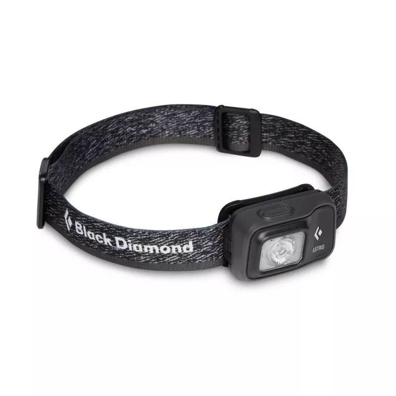 Schwarz Diamond Astro 300 Schwarz, Blaues Stirnlampenband