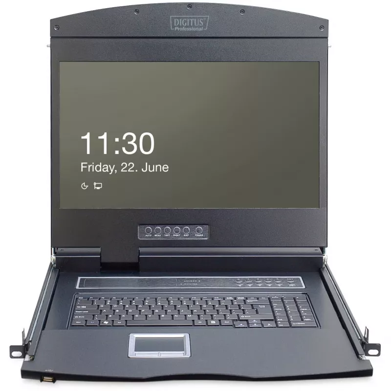 Modulare Konsole Digitus DS-72211 mit 19 Zoll TFT & Touchpad