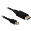 DisplayPort-Kabel DeLOCK 83479 Mini DisplayPort 5 m Schwarz