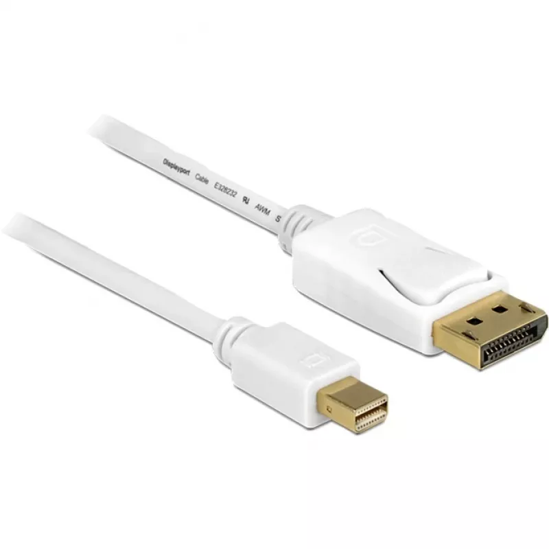 DisplayPort-Kabel DeLOCK 83483 Mini DisplayPort 3 m Weiß