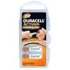Knopfzellenbatterien Duracell A312 Zink-Luft, 6er-Pack für Hörgeräte und kleine Audiogeräte