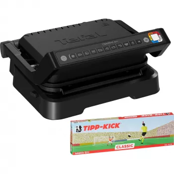 Tefal Kontaktgrill, Grillplatte gerippt, abnehmbar, Grillplatte: 30x20 cm, Antihaftbeschichtung, a (1446348)