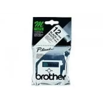 Etikettierband Brother M-K231S Schwarz auf weiß