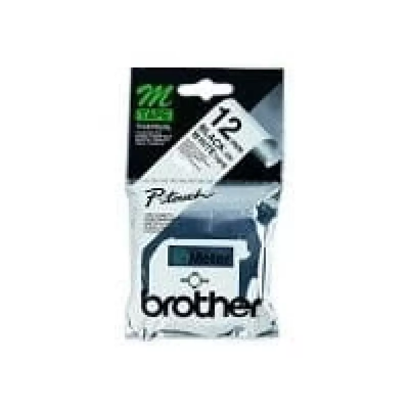Etikettierband Brother M-K231S Schwarz auf weiß