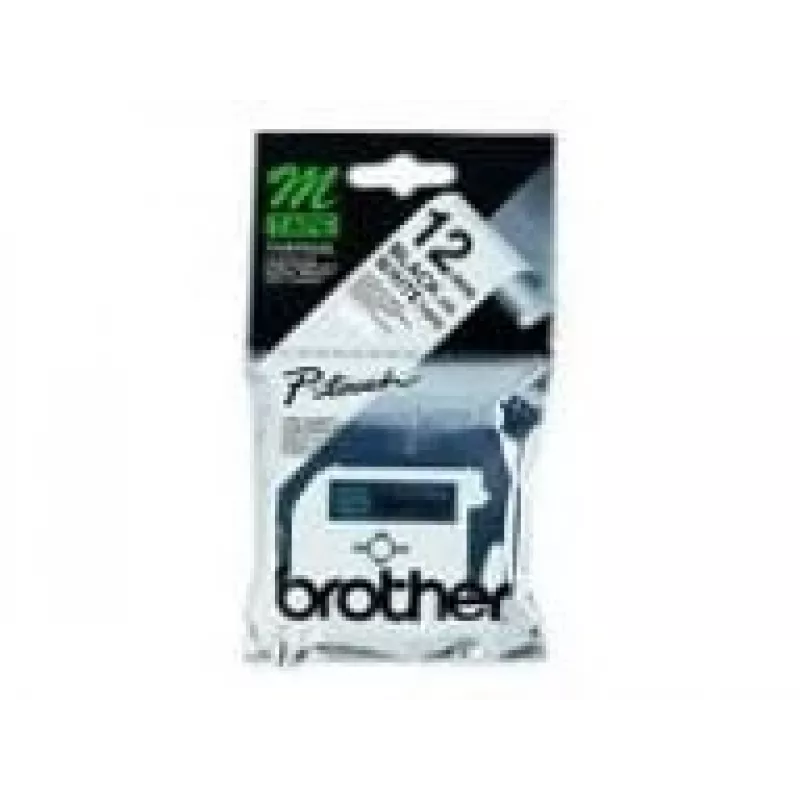 Etikettierband Brother M-K231S Schwarz auf weiß