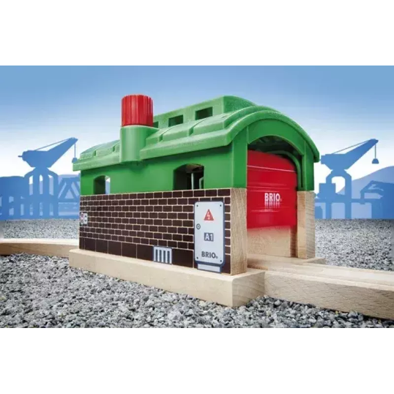 Modelleisenbahn-Zubehör BRIO Zuggarage