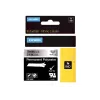 DYMO 19 mm RHINO Permanent Polyester - Schwarz auf Grau - Polyester - D1 - Belgien - Box (S0718200)