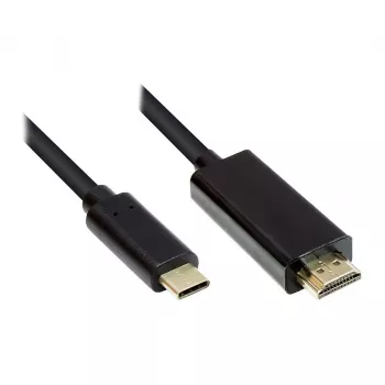 Good Connections GC-M0101 – 2 m – HDMI Typ A (Standard) – USB Typ-C – Stecker – Stecker – gerade