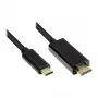 Good Connections GC-M0102 - 3 m - HDMI Typ A (Standard) - USB Typ-C - Stecker - Stecker - gerade