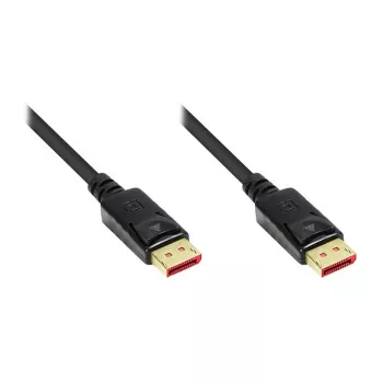 Verbindungskabel DisplayPort 1.4, 8K / UHD-2 @60Hz, vergoldete Kontakte, CU, schwarz, 5m, Good Connections® (4814-050S)