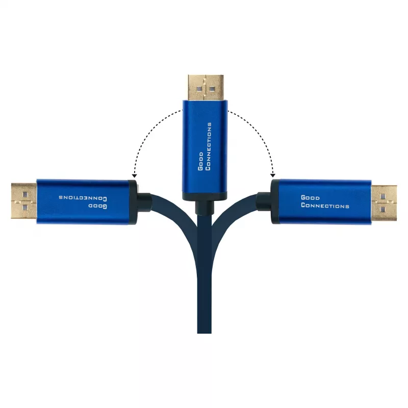 Alcasa 4812-CSF020B 2m Adapterkabel USB-C – 2 m – USB Type-C – DisplayPort – Stecker – Stecker – gerade (4812-CSF020B)