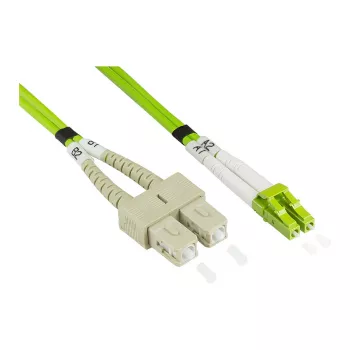 Alcasa LW-805LS5 Glasfaserkabel 5 m LSZH OM5 LC SC Grün (LW-805LS5)