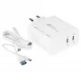 Good Connections GC USB-Fast Charger 140W GaN-Technologie, 2x USB-C, PD 3.1, QC 5.0, PPS Weiß -• USB-Schnellladegerät 140W• für Smartphones
