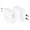 Good Connections GC USB-Fast Charger 140W GaN-Technologie, 2x USB-C, PD 3.1, QC 5.0, PPS Weiß -• USB-Schnellladegerät 140W• für Smartphones