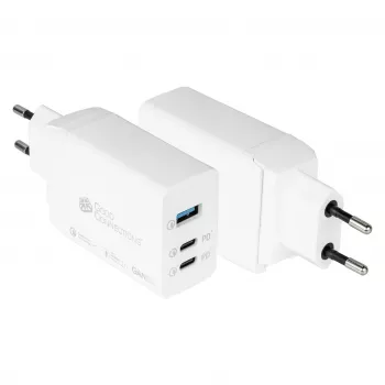 Alcasa PCA-W007W Ladegerät für Mobilgeräte Universal Weiß AC Schnellladegerät für den Innenbereich (PCA-W007W)