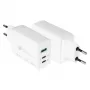 Alcasa PCA-W007W Ladegerät für Mobilgeräte Universal Weiß AC Schnellladegerät für den Innenbereich (PCA-W007W)