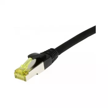 Patchkabel RJ45, CAT6A 500 MHz, 10 m, schwarz, S-STP (S/FTP), TPE/LSZH (Ultraflex), AWG26, mit Cat.7-Rohkabel, Synergy 21 (S217623)