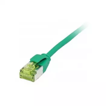 Patchkabel RJ45, CAT6A 500MHz, 10m, Grün, U/FTP, Slimline Rund d=3,8mm, TPE/LSZH (Superflex), AWG32, mit Cat.7 Rohkabel, Synergy 21 (S217359V3)