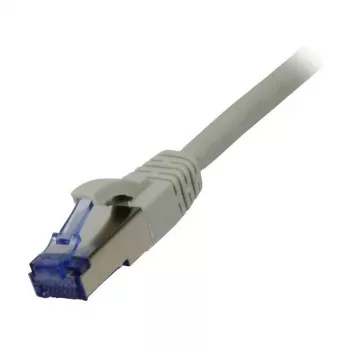 Patchkabel RJ45 - CAT6A 500 MHz - 10 m - grau - S-STP(S/FTP) - AWG26 - LSZH - Synergy 21