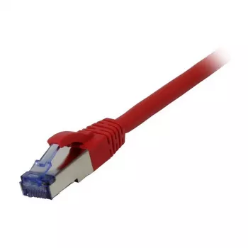 Patchkabel RJ45 - CAT6A 500 MHz - 5 m - rot - S-STP(S/FTP) - AWG26 - LSZH - Synergy 21