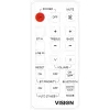 Vision CS-1900P kabelloser Bluetooth-Lautsprecher, Zweiwege-Koaxial, 35 W, Weiß
