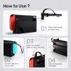 Dockingstation UNITEK G1002D für Nintendo Switch Kabelgebunden Schwarz